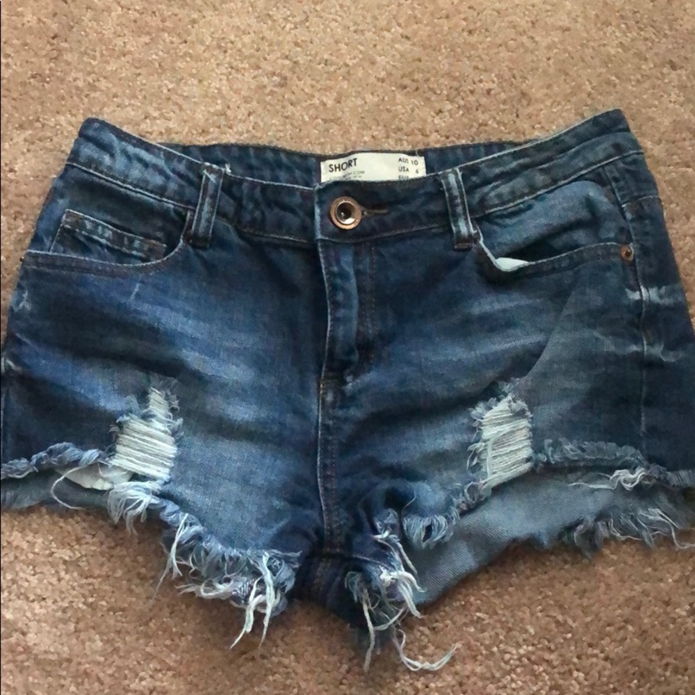 Cotton on jean shorts size 6